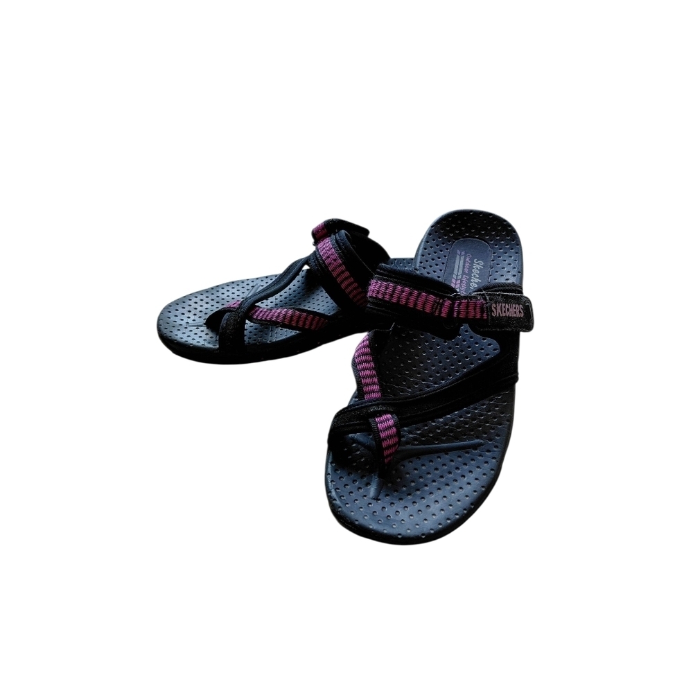Skechers Black and Pink Sandals
